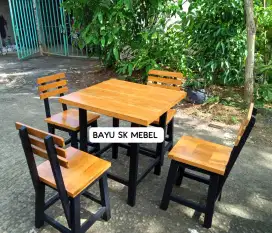 Set meja kursi cafe resto dll