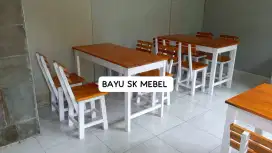 Set meja kursi cafe kedai resto dll