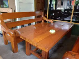 Set Meja Kursi Kayu Jati