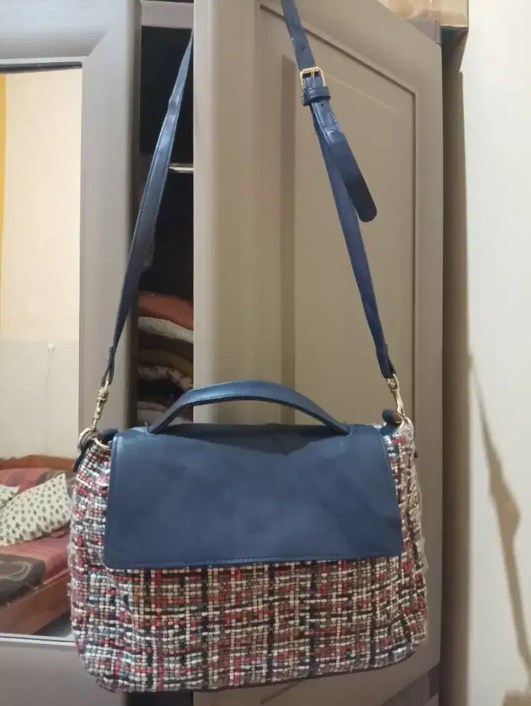 Sale -&gt; Sling Bag Kulit Mix Woll