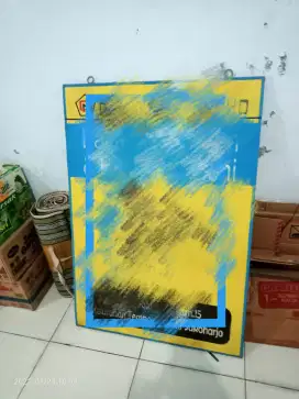 Frame Plang Papan nama usaha..