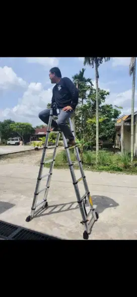 Tangga Lipat Telkom bisa lipat A dan lurus