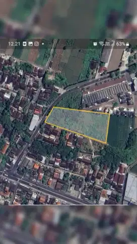 Dijual tanah murah Jl. Tentara Pelajar ( utara bangjo Ngasem )