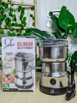 Blender Grinder Gilingan Pelumat Blender Obat Q2 Stainless Steel 50g