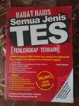 Original Babat Habis Semua Jenis Tes oleh Latifa Abdo Buku Leadership