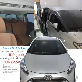 Sewa mobil unit toyota Sienta V 2017