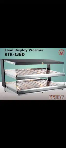 Cuci gudang NEW Getra Display warmer RTR-138D Garansi
