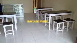 Set meja kursi cafe kedai warung makan