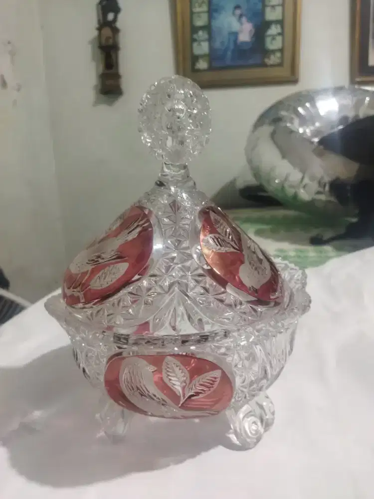 wadah Kristal prod jerman vintage