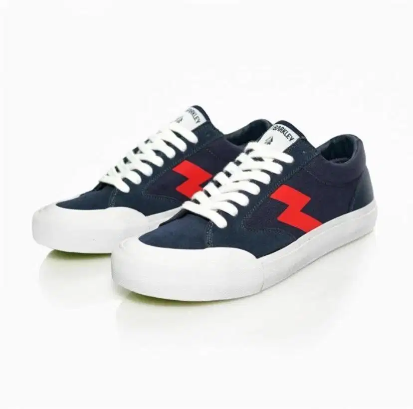 Sepatu Saint Barkley New Broxburn Navy Red Suede Canvas No. 45