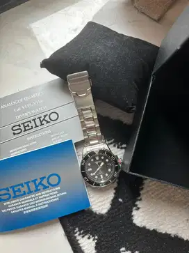 Seiko Prospex SNE551P1 Solar Divers 200M Black Dial