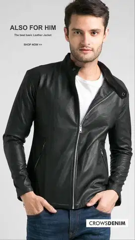 Jaket Kulit Black Hunter Leather, Jas Kekinian