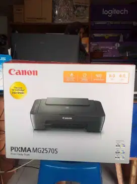 Printer Canon Multifungsi MG2570s print scan copy A4 Resmi