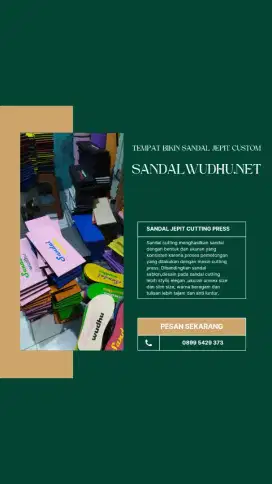 Tempat bikin sandal custom nama jogja