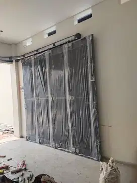 READY! Pintu garasi besi sliding minimalis