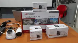 Paket Pasang CCTV 4 Kamera Turbo HD Lengkap Rapih Pantau TV Juga HP