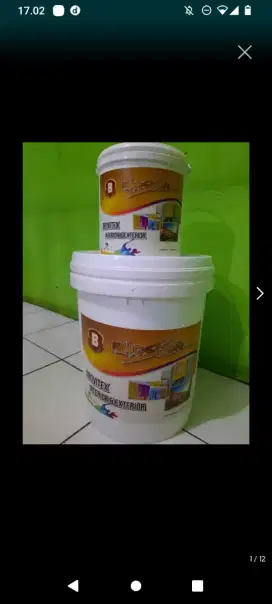 Cat Dinding Kayu Besi Merk Bhosdon Baru