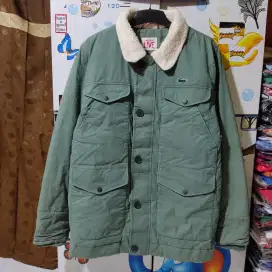 Jaket Parka Military Buaya Live Green Mint Colour original second