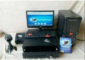 PAKET KOMPUTER KASIR TOKO MINIMARKET APOTEK BENGKEL BUTIK DLL