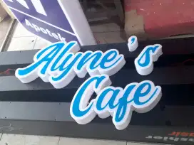 HURUF TIMBUL, NEON BOX ACRYLIC  CUSTOM