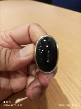 Bacan coklat dim 32x20x10 ring titanium