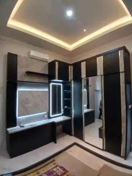 kikchenset kamarset dipan lemari meja kantor backdrop partisi panel