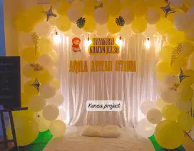 Dekorasi tasyakuran/ulta/aqiqah murah