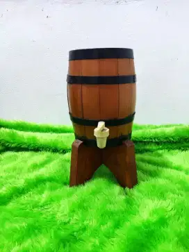 Wooden beer barrel /Tong barel dispenser kayu beer