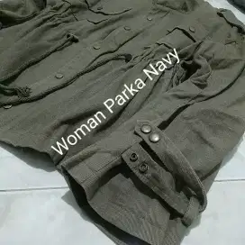 Jaket Parka Woman Navy