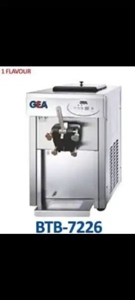 Cuci gudang NEW GEA Mesin soft ice cream BTB7226 Garansi