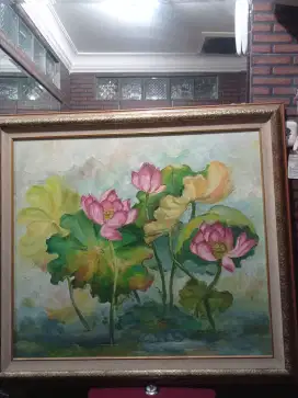 LUKISAN EROPA MOTIF BUNGA
