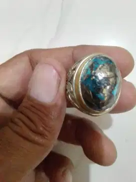 Batu cincin pirus perak