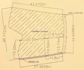 (TERSEWA) Kavling Antasari 1554 m2 dekat WINGLOK & SHELL