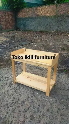 Meja kompor 2 tungku