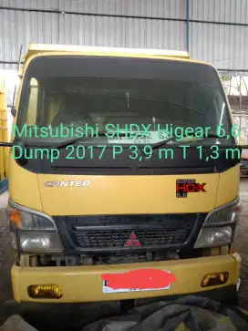 Mitsubishi Colt Diesel Canter Super hdx Dump truk 2017