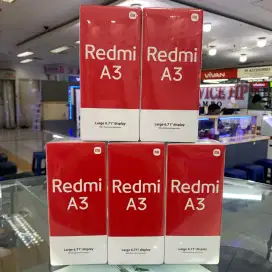 Xiaomi Redmi A3 ram 4gb+4gb/128gb baru garansi resmi harga Promo