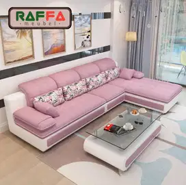 Sofa leter l - Sofa ruang tamu minimalis modern - Sofa set ruang tamu