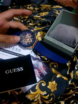 Guess watch authentic blue fullset