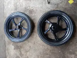 Pelek original depan belakang mio j soul gt xride