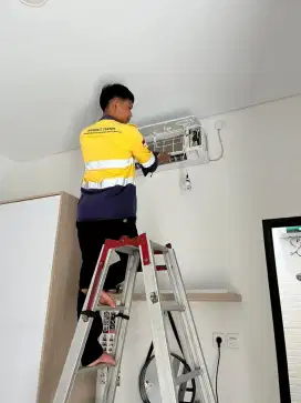 Jasa Teknisi Tukang Servis Service Cuci AC Sleman Jogja Bantul