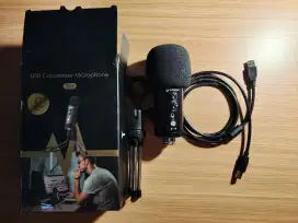 MIRFAK USB Condenser Microphone Mic Podcast