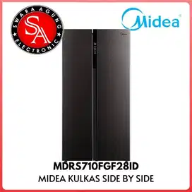 Kulkas Side By Side 532 Liter MIDEA Type : MDRS710FGF28ID (stainless)