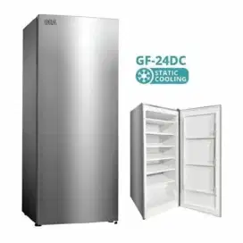 PROMO TERMURAH ! BISA KREDIT! FREEZER 6RAK GF 24DC GEA  KULKAS PEMBEKU