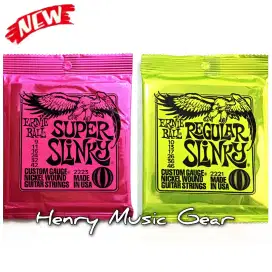 Senar Gitar Elektrik Ernie Ball 009 dan 010  Non ORI Satu Set BARU