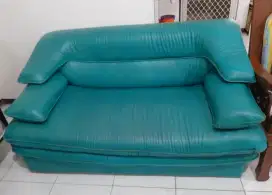Sofa 3 seat hijau