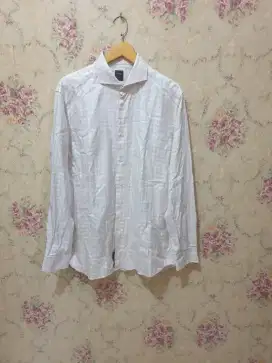 Mulus .authentic baju kemeja .shirt hugo boss size L