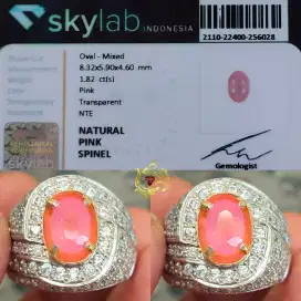 Natural Pink Spinel 1.82 cts Memo Sky Lab