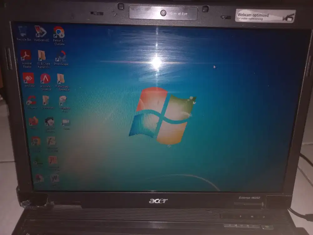 Laptop 14in acer normal mesin bandel