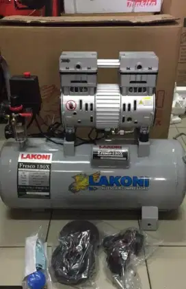 Kompresor lakoni fresco  1pk tabung 30 liter silent fre ongkir