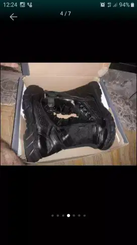 DIJUAL CeVat SEPatu Tactical Hitam Security